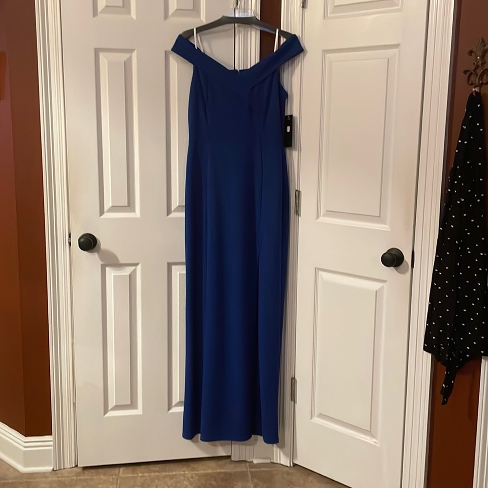 Royal blue formal dress